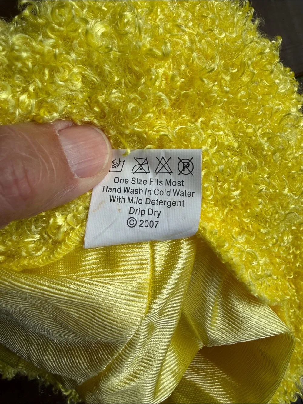 Peeps yellow chick costume one size fits most